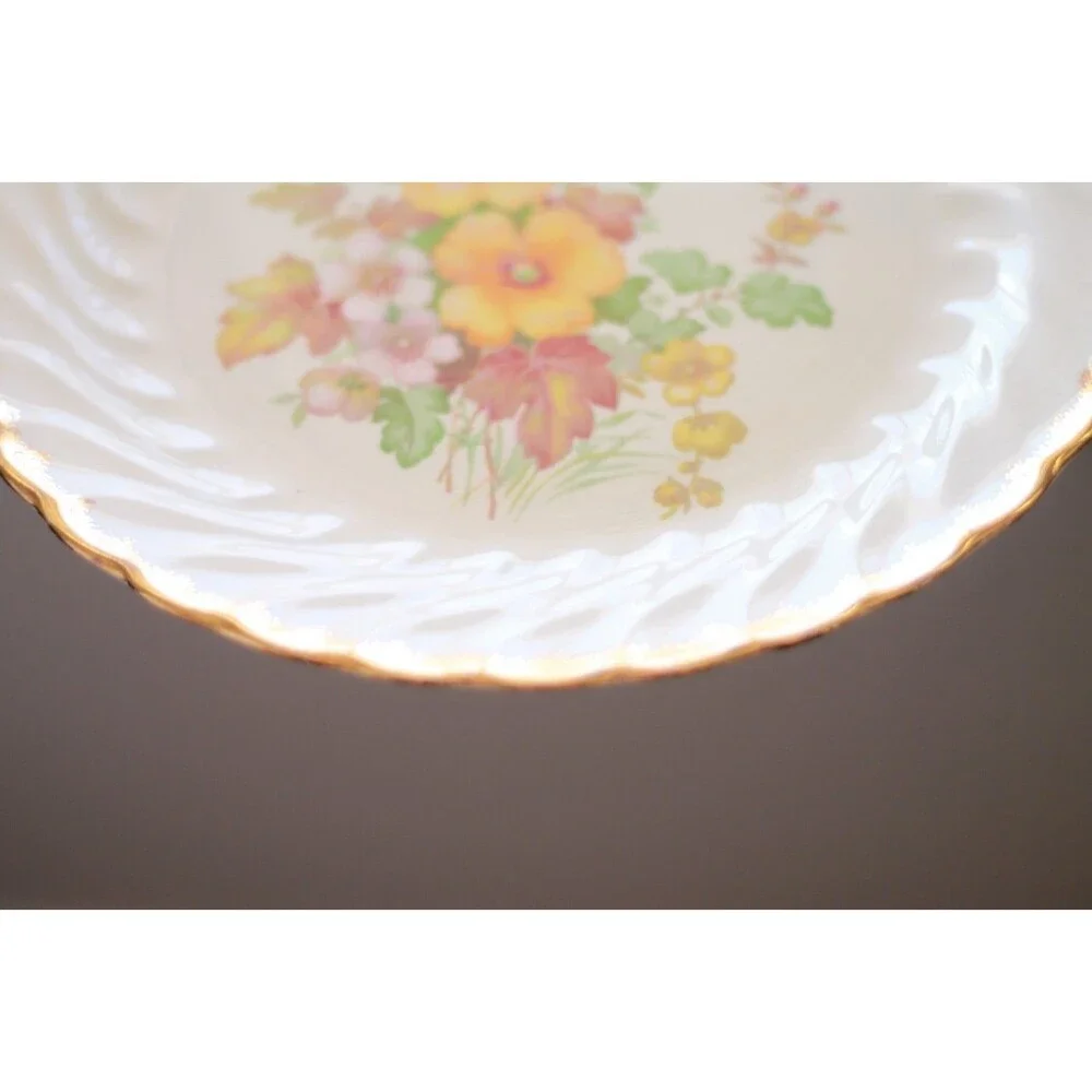 California Morn plate by Royal China 1960s